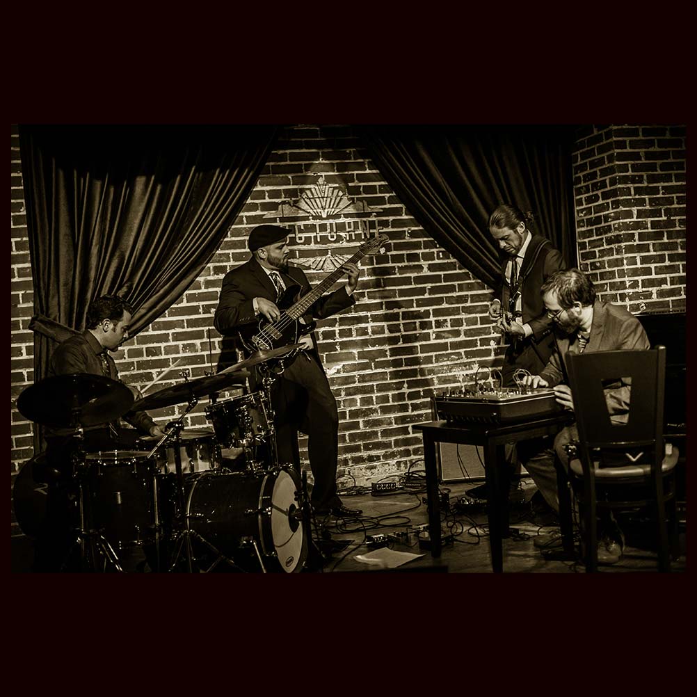 Photograph of Electric Red playing live