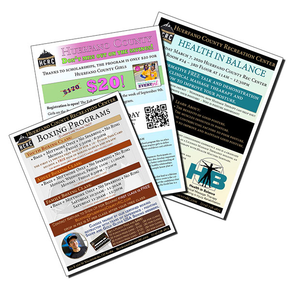 poster and handout samples